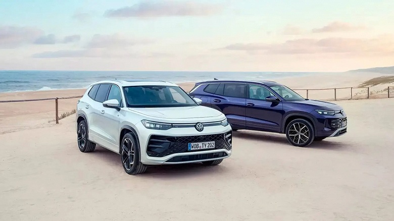 Средний брат Volkswagen Tiguan и Touareg с адаптивной подвеской&nbsp;DCC Pro и поддержкой ChatGPT. Volkswagen Tayron 2025 поступил в продажу в Европе